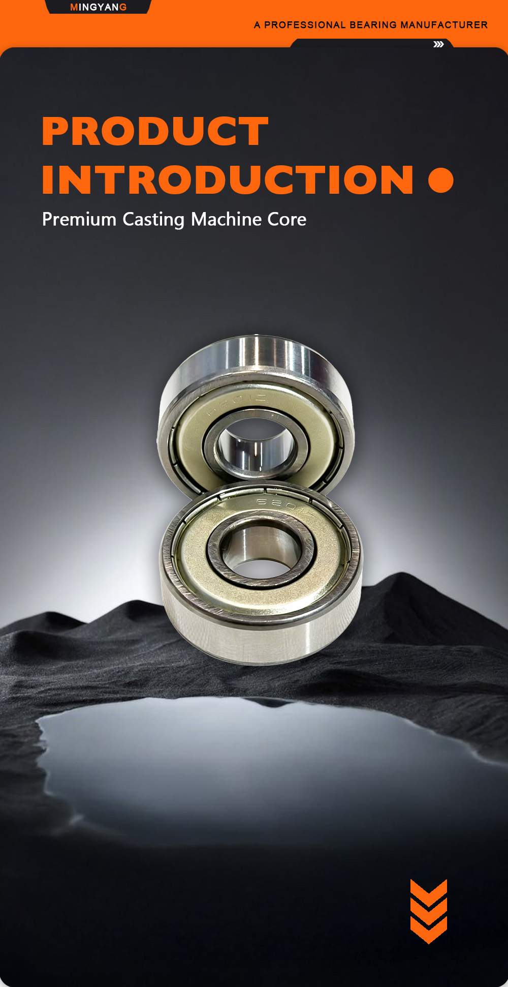 6201‑ZZ Dust‑Proof Precision Steel Ball Bearing x