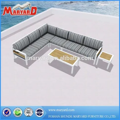 New soft set designs modern outdoor fabric furniture for garden