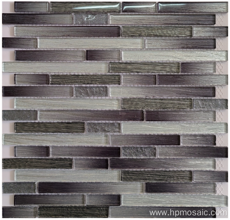 Mix Laminated Glass Mosaic Tile