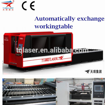 China new 2000W Metal Sheet Fiber Laser Cutting Machine with AC Servo Motor