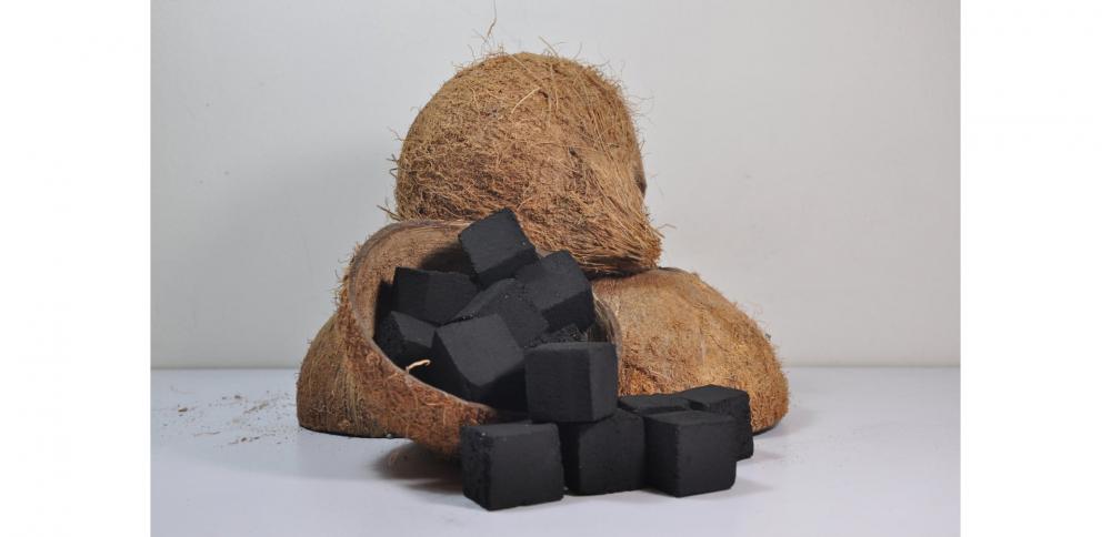 Kokoskoolbriquette voor waterpijp