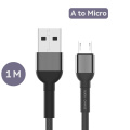 Câbles micro-usb tressés PP en gros