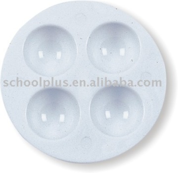 Round shape white Palette