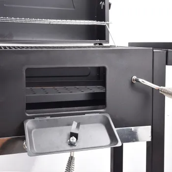 Large Camping Patio Barbecue Grill Cast Iron Trolley with Gas BBQ: Best Deals and Sale Offers