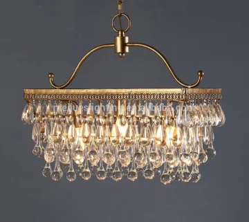 High quality bar club modern dinning g4 g9 led pendant lamp crystal rattan hanging pendant chandelier ceiling lamp