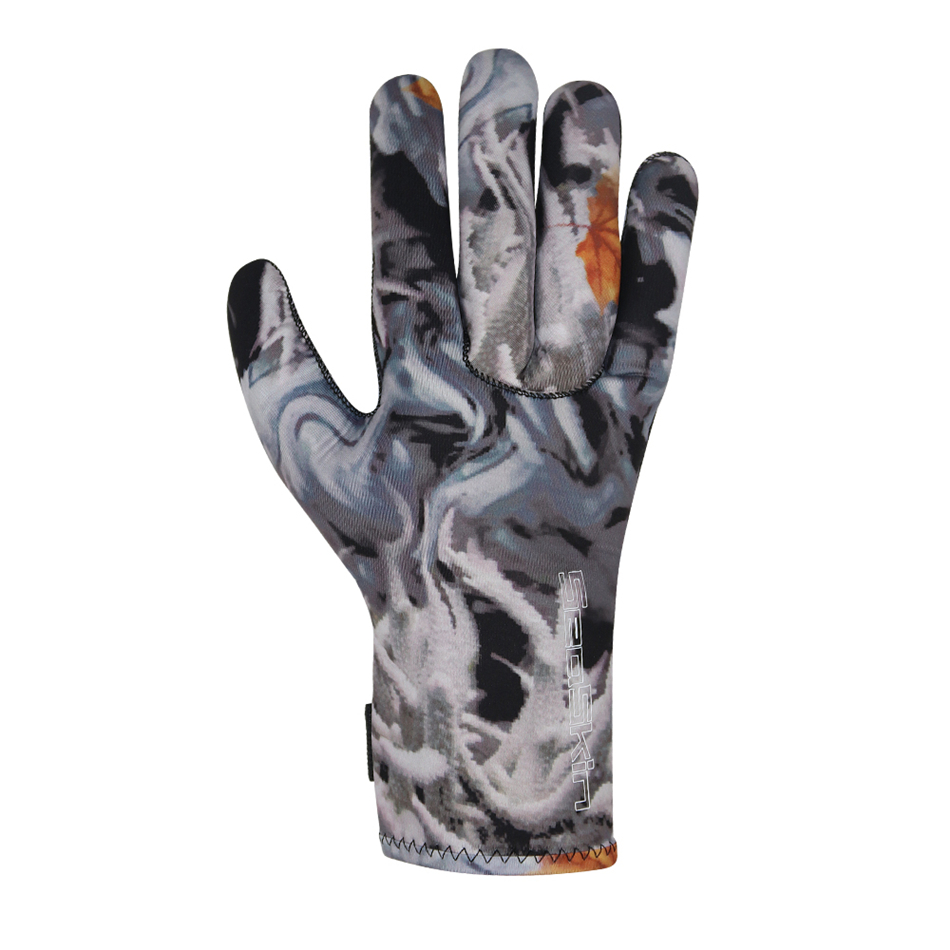 Seaskin 3mm Camo Neoprene Gloves Diving Swimming Gloves