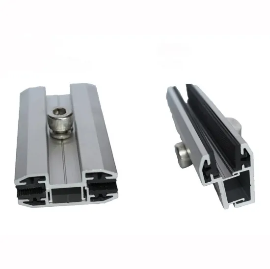 Anodized Aluminium Frameless Solar Panel Mounting Clamps