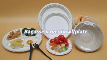 Clear Food Container with Sustainable Bamboo Pulp Design