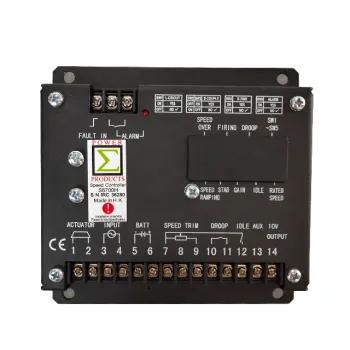 Engine Governor, Speed Control System, and Electronic Speed Controller for Diesel Generators: Models S6700H and S6700E