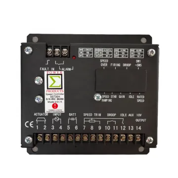 Engine Governor, Speed Control System, and Electronic Speed Controller for Diesel Generators: Models S6700H and S6700E