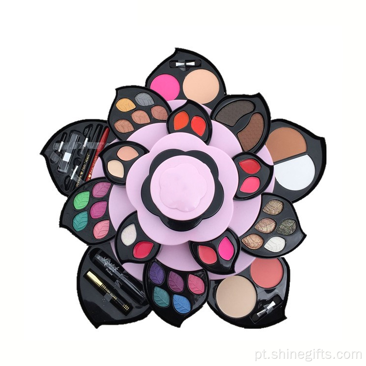 Conjunto de maquiagem de sombras coloridas