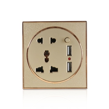 Pobite d'interrupteur de mur électrique à domicile universel en gros avec les ports USB