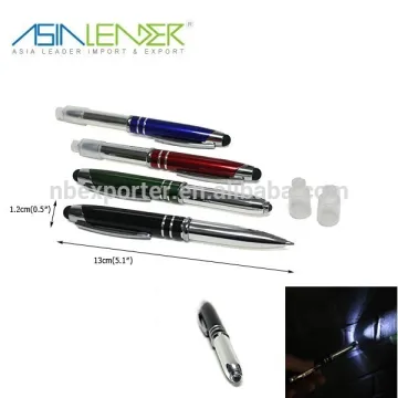 Hot selling Aluminum multifunctional led light ballpoint pen