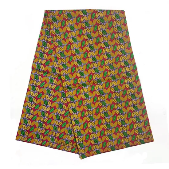 wholesales african fold printed fabric materials