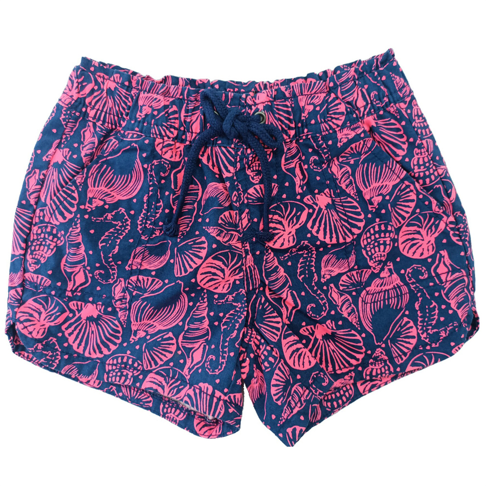 Fuschia Girl's Beach Shorts