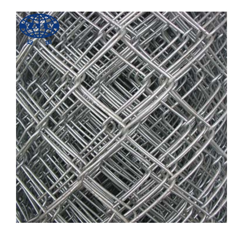Electro galvanized chain link fence roll - diamond hole mesh, 1.6mm wire, residential perimeter fencing manufactured by ANJIA