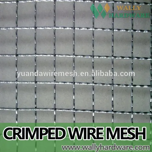 Vibrating Screen High Manganese Steel 4.0mm X 25mm Crimped Wire Mesh/Mine Mesh