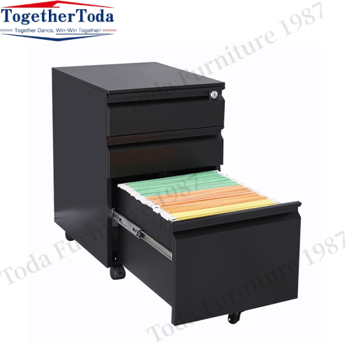 Office steel office file cabinet metal mobile pedestal