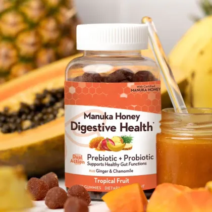 Healthy Gut Probiotic Gummies with Manuka Honey
