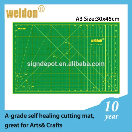 A3 cutting trimming mat self healing non slip printed grid lines
