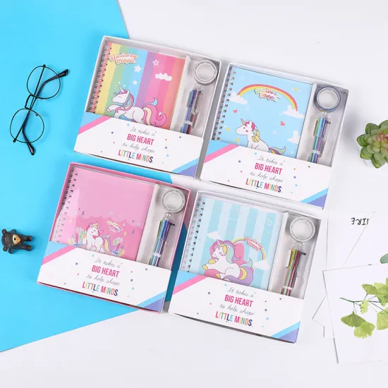 Wholesale Gift Set: Pink Notebook, Ballpen, and Stationery Accessories for Girls