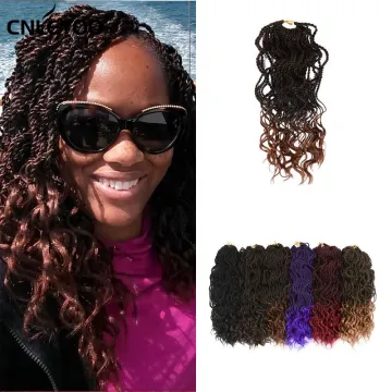 Wholesale 14 inch 35 Roots Curly Senegalese Twist Crochet Hair Thin Wavy fashion Senegalese Braiding Hair Extension For Women