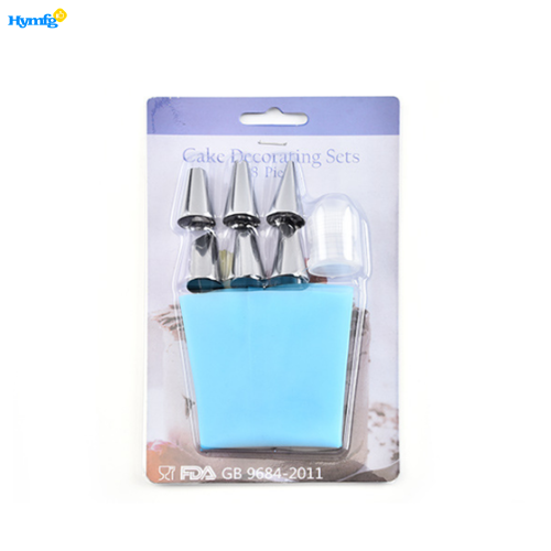 Set of 8pcs Pastry Bag with Tips Set