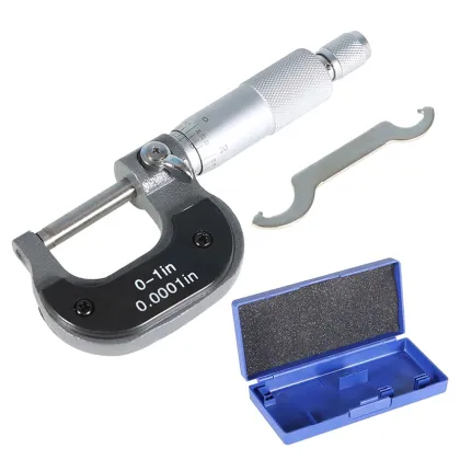 TRANRICH 0-1" Carbide Micrometer Set with 0.0001" Precision