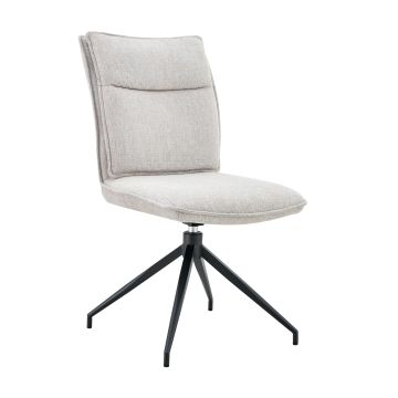 Silla de oficina de asiento de tela de rotación de 360 ​​grados