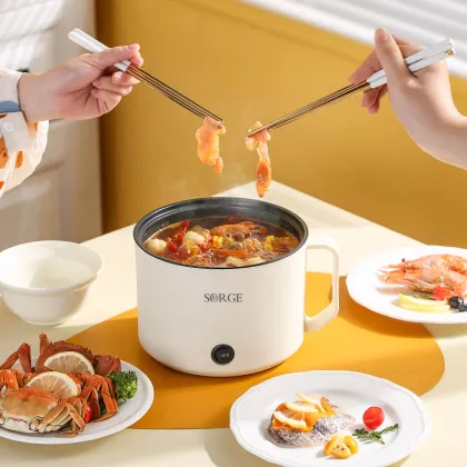 2-Layer Electric Hot Pot for Dormitory and Home