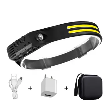 Outdoor Waterproof Rechargeable 350 Lumen Head Lamp with Wide-Angle Illumination P30 LED