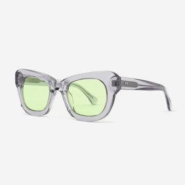 Square Cat Eye Acetate Female Sunglasses