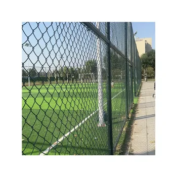 Mesh Galvanized PVC Coated Chain Link Fence/Playground Hook Flower Net (50x50mm and 60x60mm)
