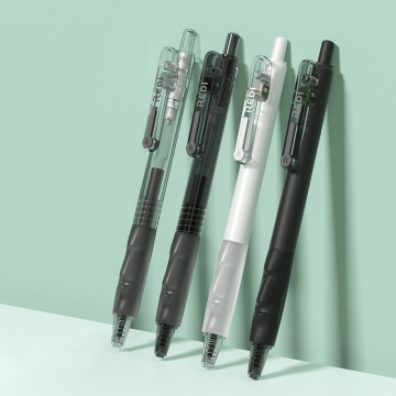 Custom Logo Neutral Gel Ink Pen with 0.5mm Tip