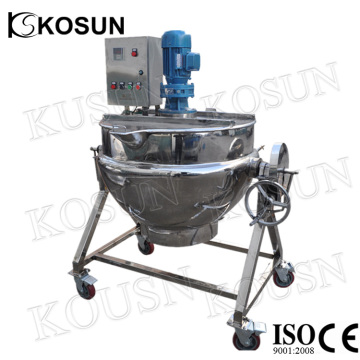 Stainless Steel steam heating jacketed kettle