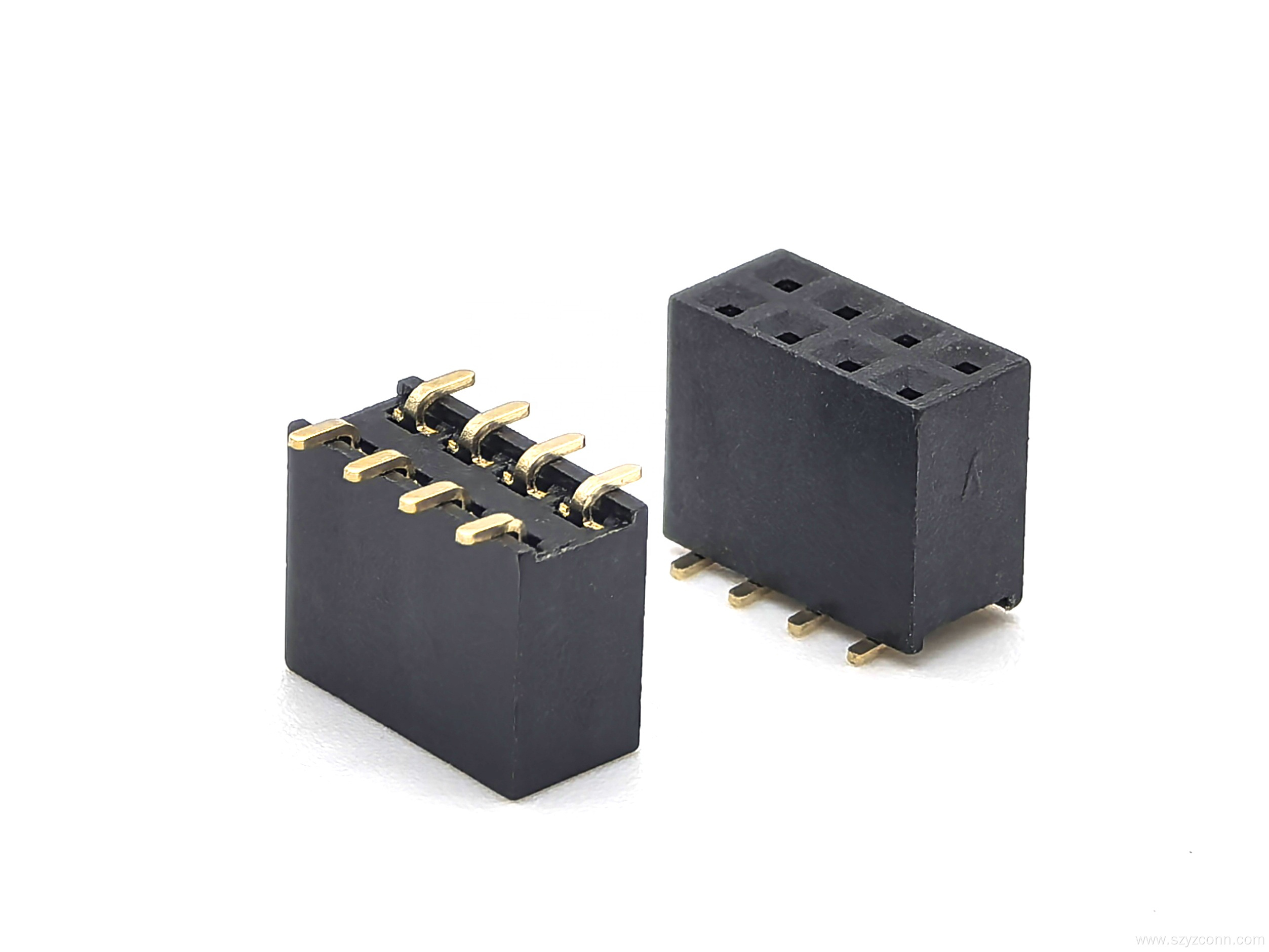 2.54mm Pitch Female header Connector SMT 8P