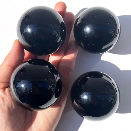 Wholesale Natural Obsidian Stone Spheres - Healing Stone Balls & Quartz Crystal Balls
