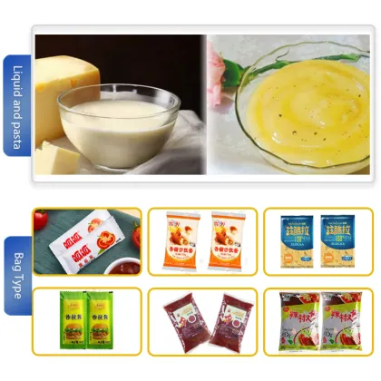 Automatic Sauce Ketchup Sauce Liquid Filling Packing Machine