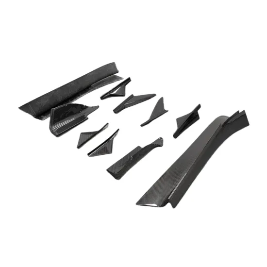 Used Maserati MC20 Dry Carbon Fiber Body Kit - Front Lip, Side Skirt, Rear Lip, Tail Wing