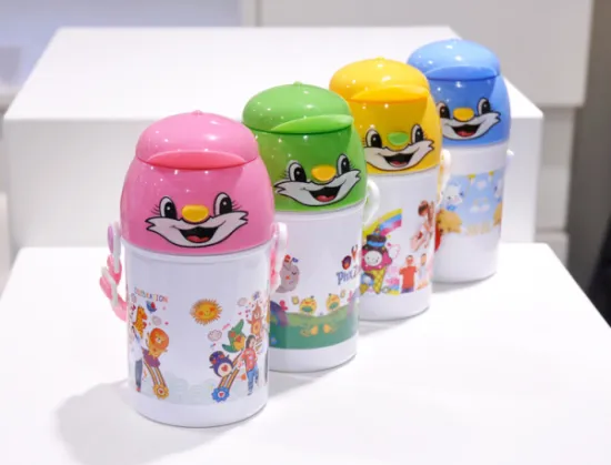 Custom image printing plastic water bottle blank for sublimation best gift for children