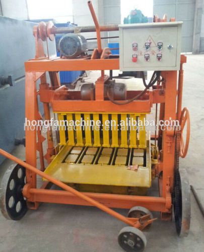 China best Small Mobile Block Making Machine , QMJ4-45 Concrete Brick Making Machine Price