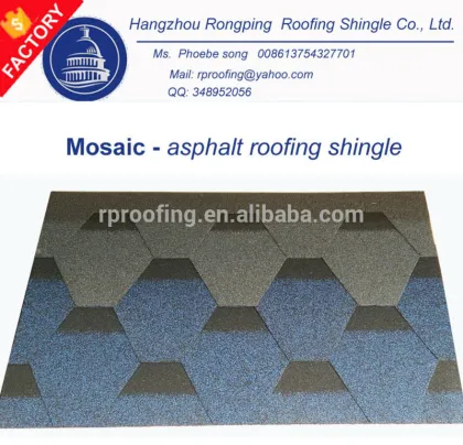 cheap hexagonal asphalt shingles roof