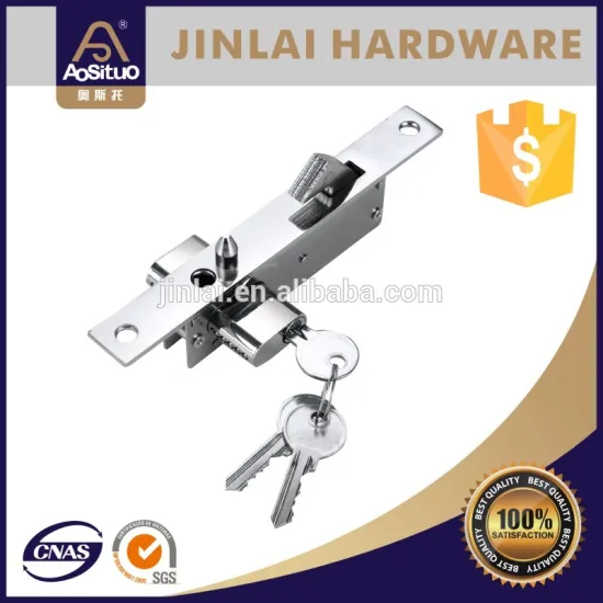 High quality aluminum glass sliding door lock for building use