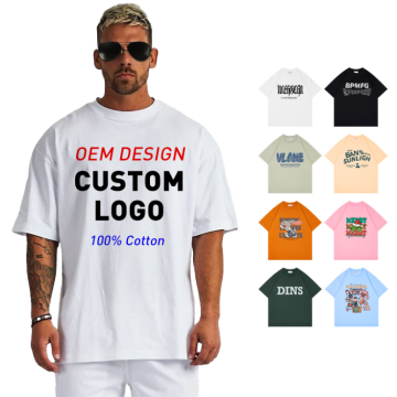 Tshirt surdimensionné personnalisé à manches courtes pour hommes