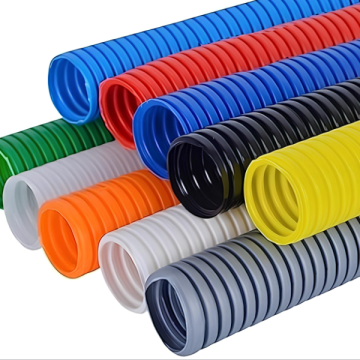 Black Corrugated Plastic Tube