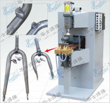 Bicycle fork fixed brake parts welding machine
