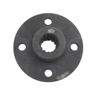 Blackened flange for ductile iron industry