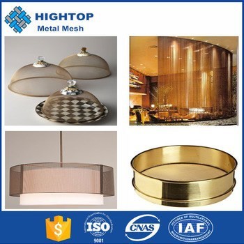 2016 Manufacturers selling stock firm brass mesh sieve