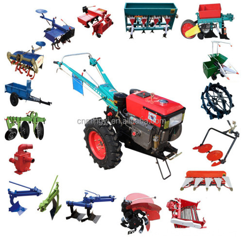 Factory-supplied Hand-Held Two-Wheel Walking Tractor with Rotary Tiller: A Compact Agriculture Mini-Tractor Solution