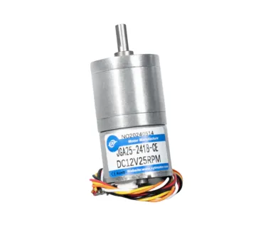 Brushless DC Reduction Motor 12/24V 8.5-1977RPM JGA25-2418